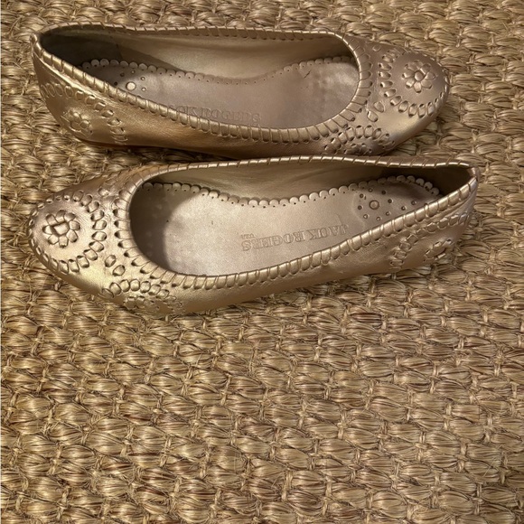 Jack Rogers Leather Pinwheel Navajo Flats - Picture 6 of 7